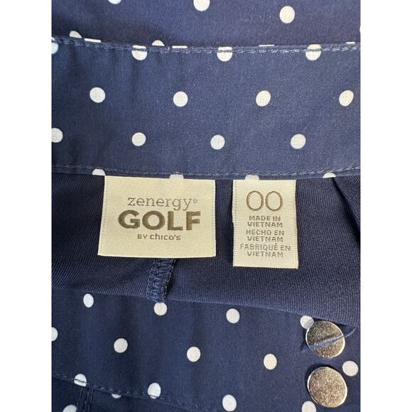 Zenergy GOLF by Chico's Women Skort 00 Pockets Golf Tennis Pickleball - Picture 8 of 10